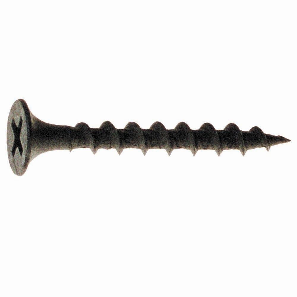 Picture of Brighton Best 064528 #8-15X2" Bugle Head Phil Fine Proferred Drywall Screw Black Phosphated (Taiwan)